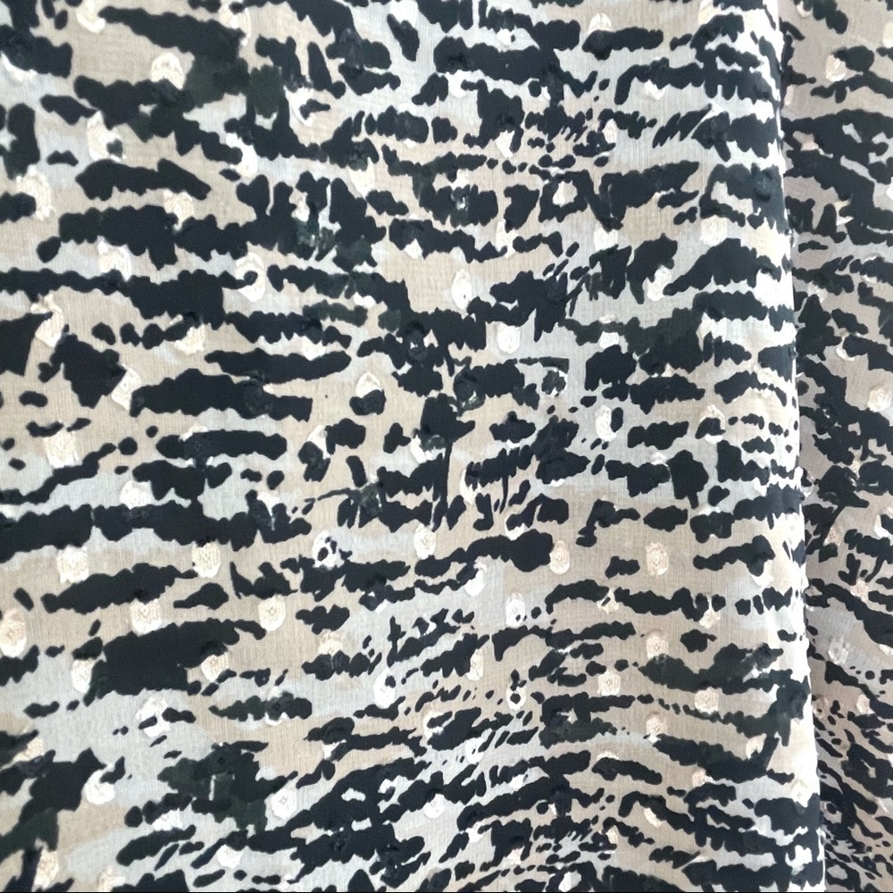 NWOT Zara Animal Print Mini Dress Ruffled Sleeve Sz M - Picture 11 of 13